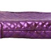 Quilted Purple Cosmetic Case