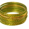 KrisKlank Indian Bangles Light Green Gold 